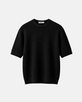 Tirana Knitted T-Shirt Black