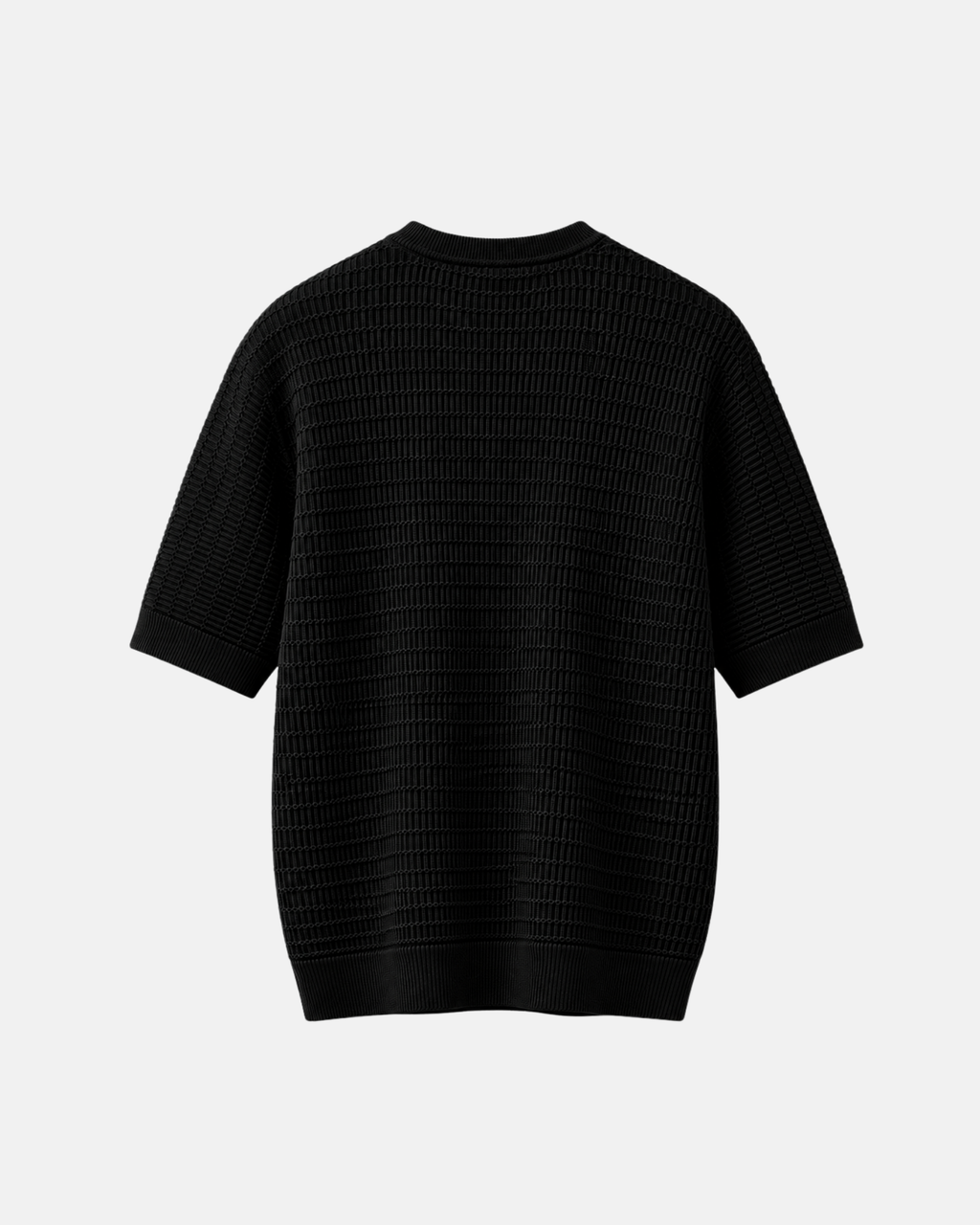 Tirana Knitted T-Shirt Black