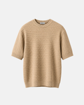 Tirana Knitted T-Shirt Beige