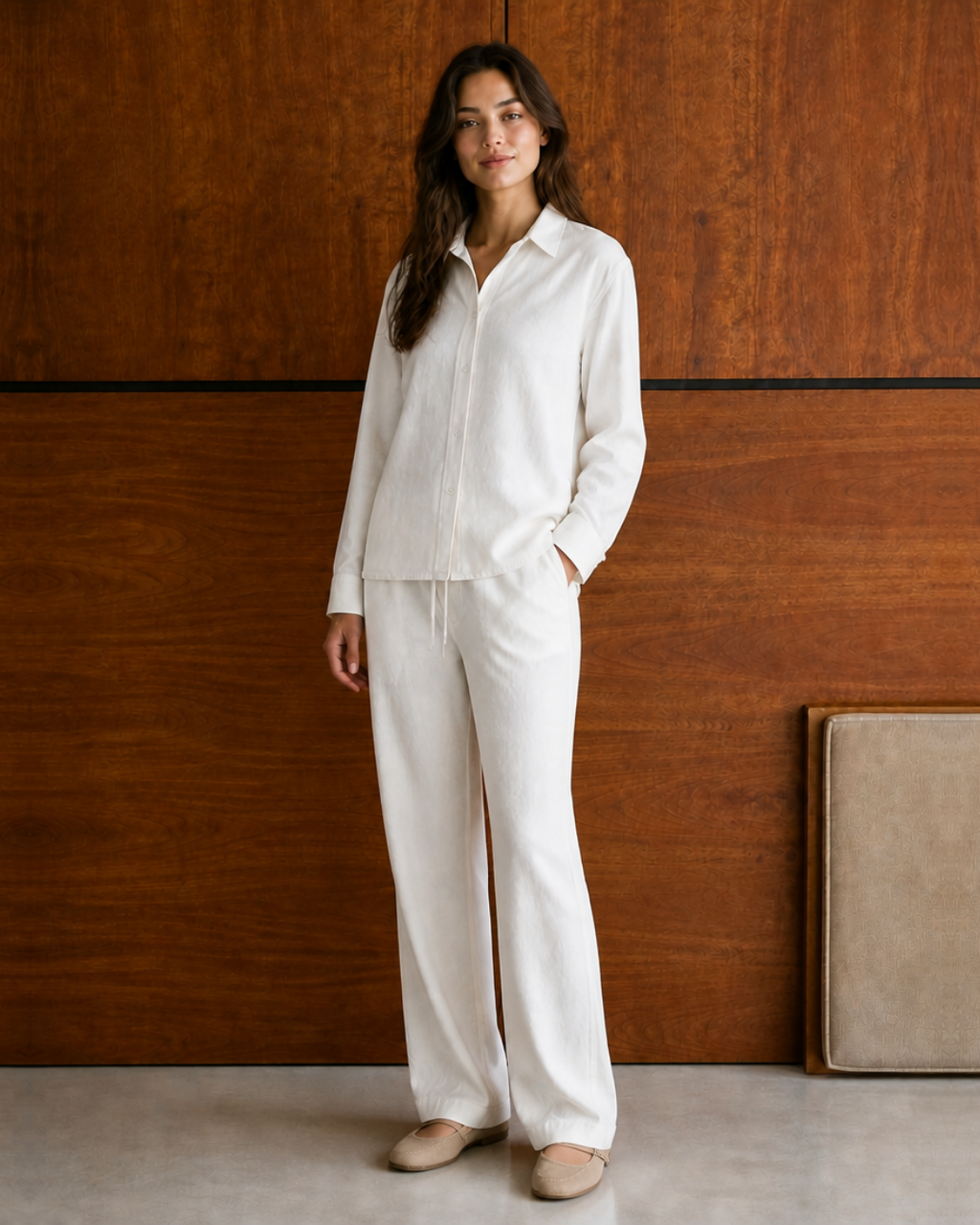 Rome Linen Set White