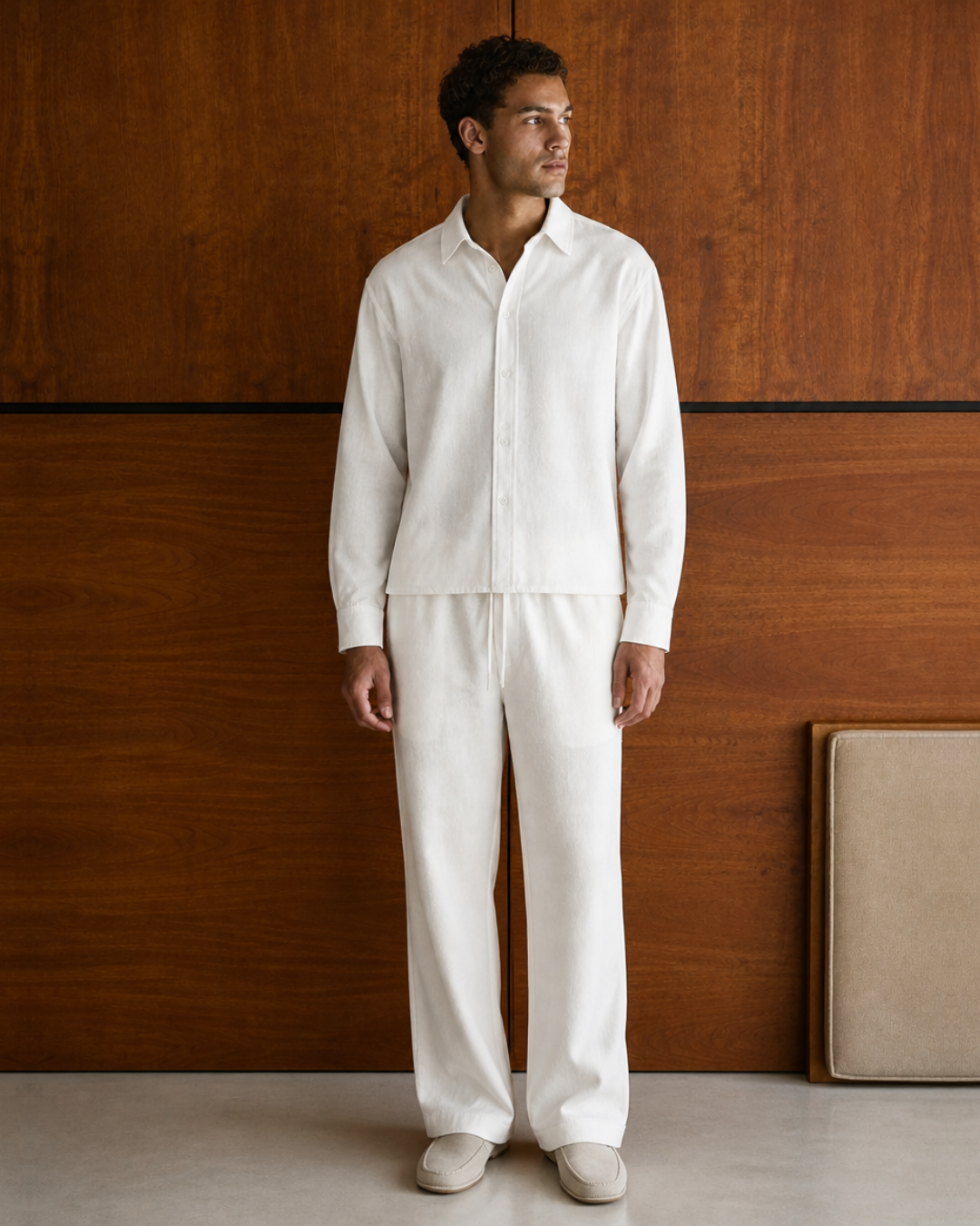 Rome Linen Set White