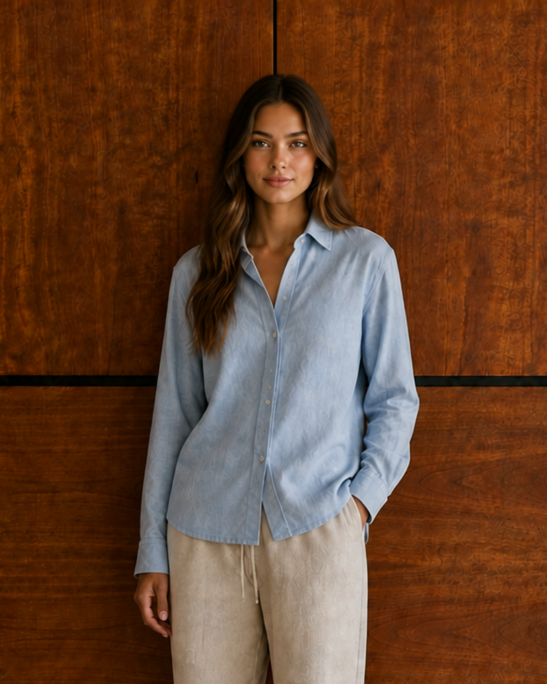 Rome Linen Shirt Blue