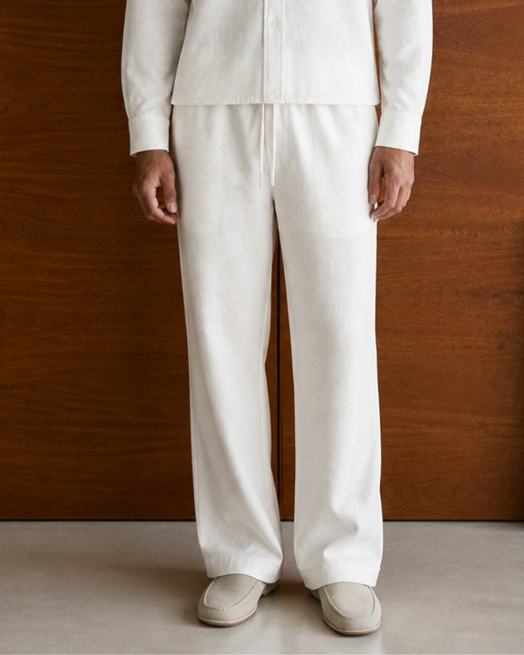 Rome Linen Pants White