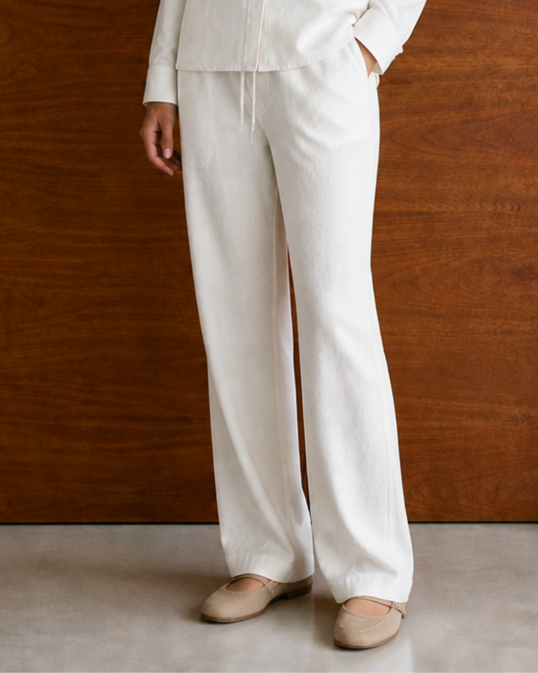 Rome Linen Pants White